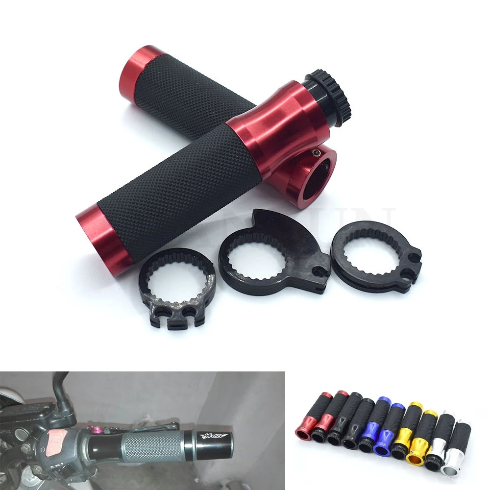 Универсальный 7/8 ''22 мм мотоциклетная противоскользящая ручка с ЧПУ для Honda GROM CBR250R CBR300R CB300F FA CBR500R CB500F X