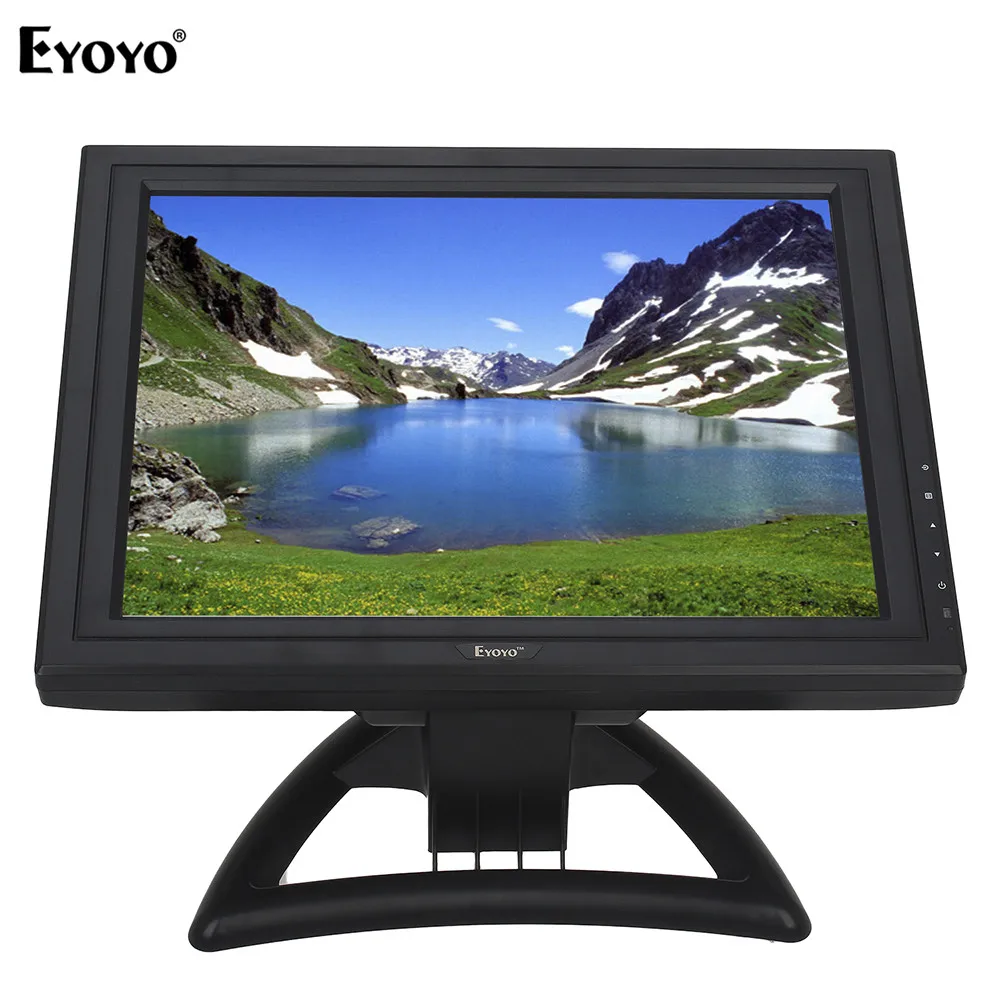 

EYOYO EM15E 15" Inch LCD Video Audio VGA HDMI BNC HD Monitor 160degree Viewing Angle with Speaker For CCTV DVD PC Cam