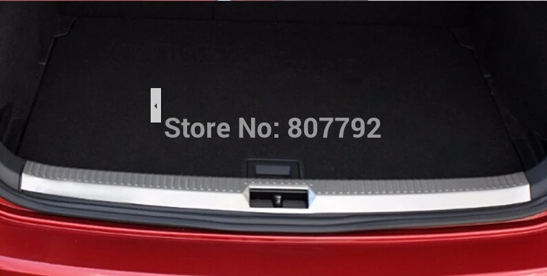 Interior Exterior Rear Bumper Protector Tail Tailgate Trunk Guard Sill Plate Scuff Trim Cover For Volkswagen VW Golf 7 MK7 2014 Interior Exterior Rear Bumper Protector Tail Tailgate Trunk Guard Sill Plate Scuff Trim Cover For Volkswagen VW Golf 7 MK7 2014