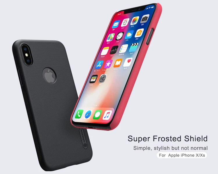 Для iPhone X XR XS Max чехол Nillkin Супер Матовый Защитный матовый чехол для телефона Capa Жесткий Чехол для iPhone 7 Plus Nilkin чехол