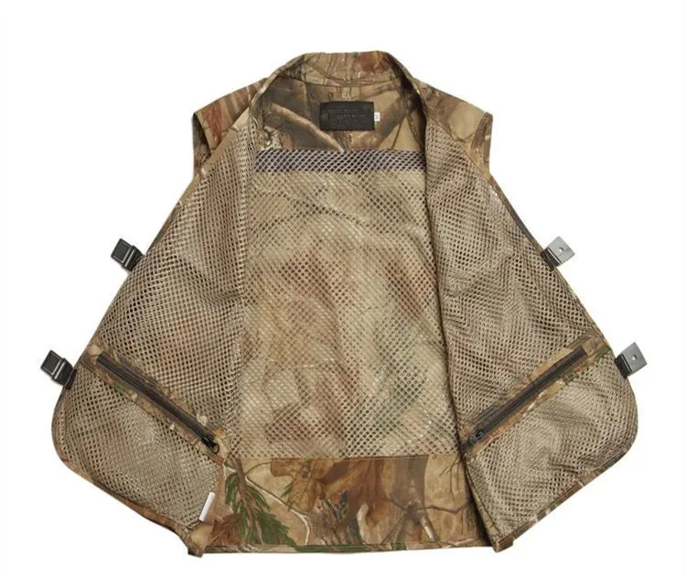 

Reed Camouflage Fishing Vest Duck Hunting Hunter Clothes Free Shipping
