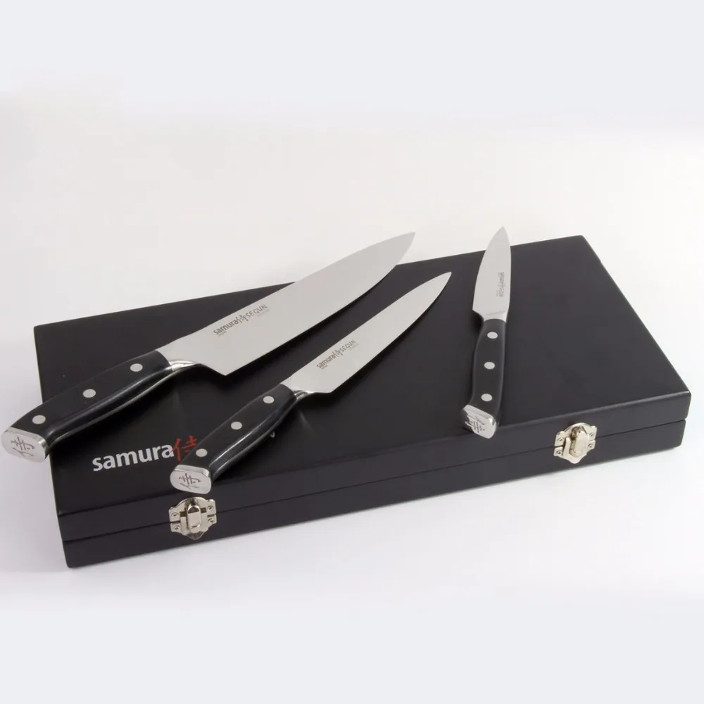 Knife Set 3 Pcs 8 Inch Chef Knife 6 Inch Utility Knife 3 5 Inch Paring