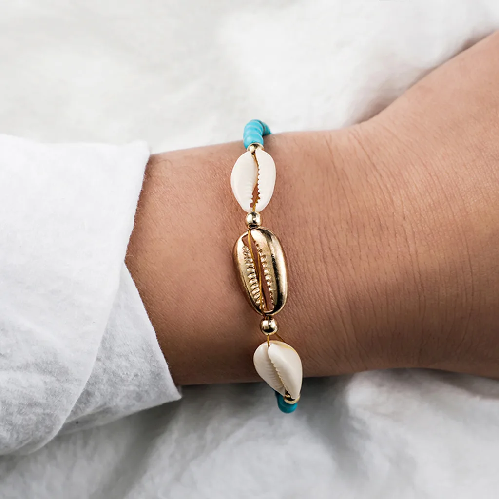 

Zerotime #H5 2019 NEW FASHION Shell Conch Beaded Road Bracelet elegant Free Shipping