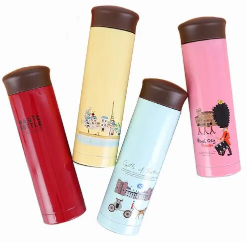 

360ml children's cup 304 Stainless steel vacuum flask Creative student gift cup Cartoon Thermos Cup