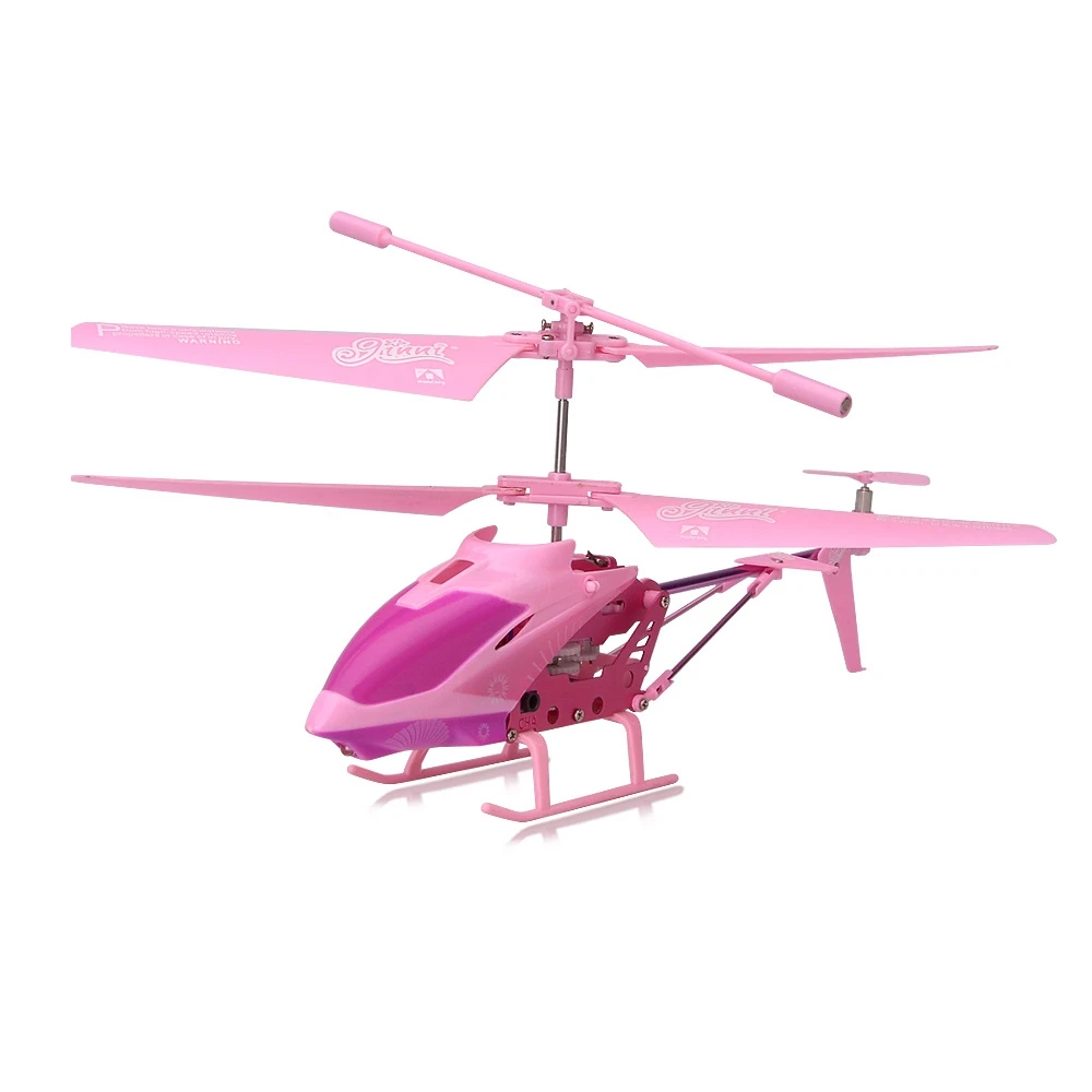 

RC Gyro Helicopter Quadcopter lovely Princess pink 3.5 Channel RC Helicopter electronic Flying Toys Model mini Drone Girl Gift
