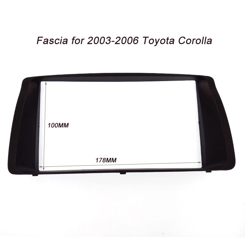 ITYAGUY Double Din 2DIN Fascia for font b TOYOTA b font Corolla 03 06 Radio CD
