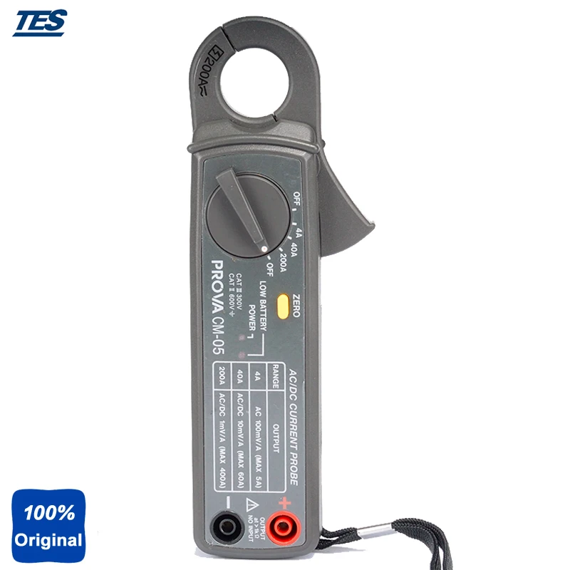 

DC/AC Current Probe Clamp Meter Tester CM05