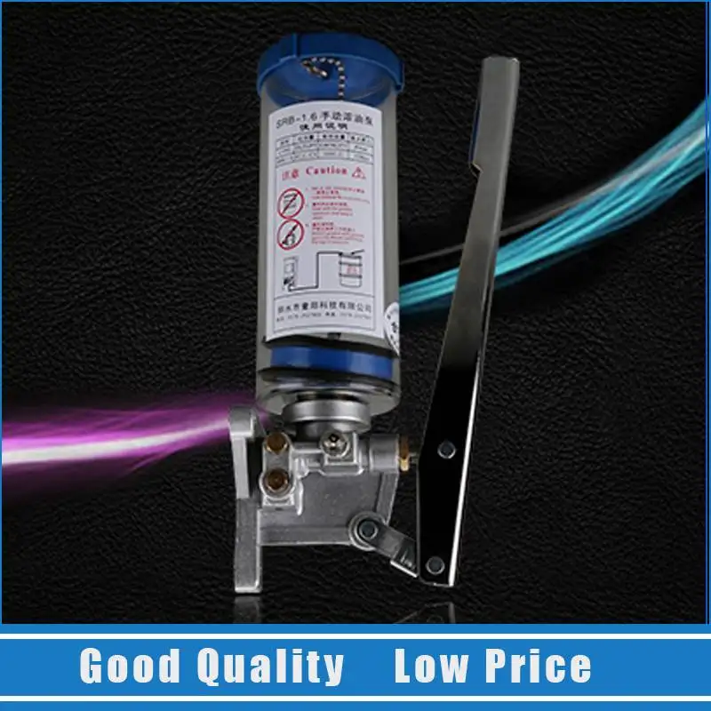 Aluminum Alloy Portable Manual Type Lubrication Grease Pump 0.4L Oil Tank Piston Hydraulic Handy | Обустройство дома