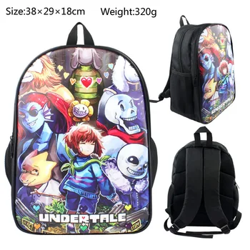 

IVYYE Frisk Game Fashion PU Backpacks Rucksacks Cartoon School Backpack Casual student Bags travel Knapsack Unisex New
