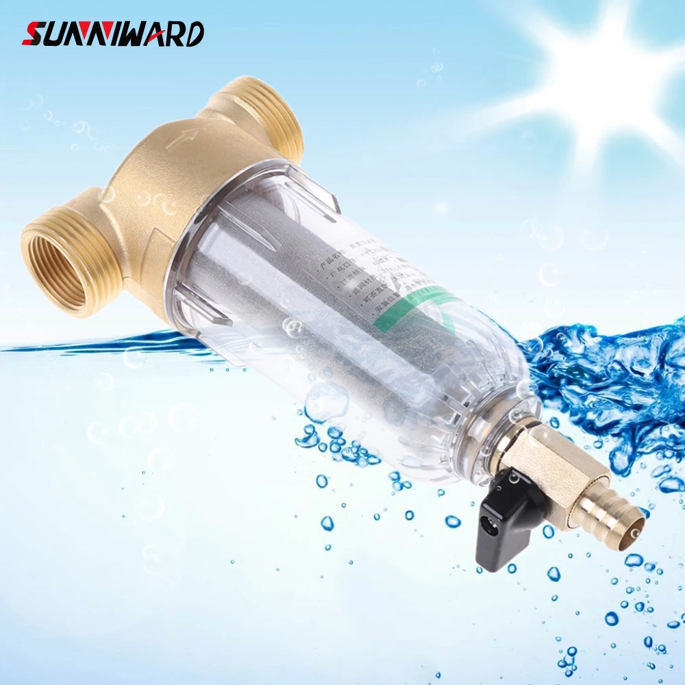 

1set 1 Inch 4 Points / 6 Points Prefilter Stainless Steel Water Purifier Mesh Copper Tap Faucet