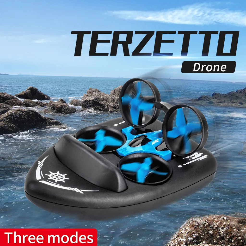

Remote control aircraft 2019 NEW JJR / C H36F TERZETTO 3-in-1 flight aviation land water driving mode detachable RC drone 6.14