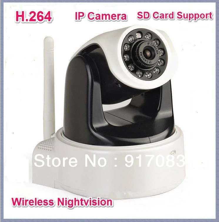 Wi-Fi Беспроводной IP Камера HD 1.0 Мега Пиксели H.264 с ИК-sd слот для карт Apple Android Оконные рамы Системы поддержка