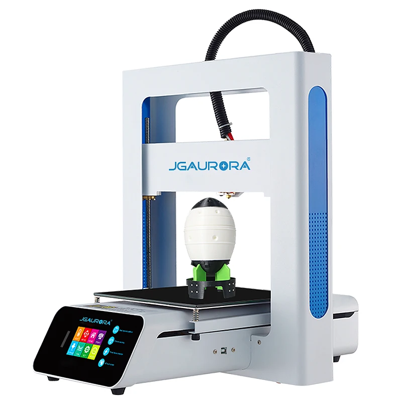 

JGAURORA A3S 3D Printer Easy Assemble Color Touch Screen 205*205*205 Resume Print SD Card Printing Free Gifts