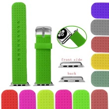 38 мм Замена для Apple iWatch Band зеленые цветные силиконовые Силиконовая форма-украшение для торта часы