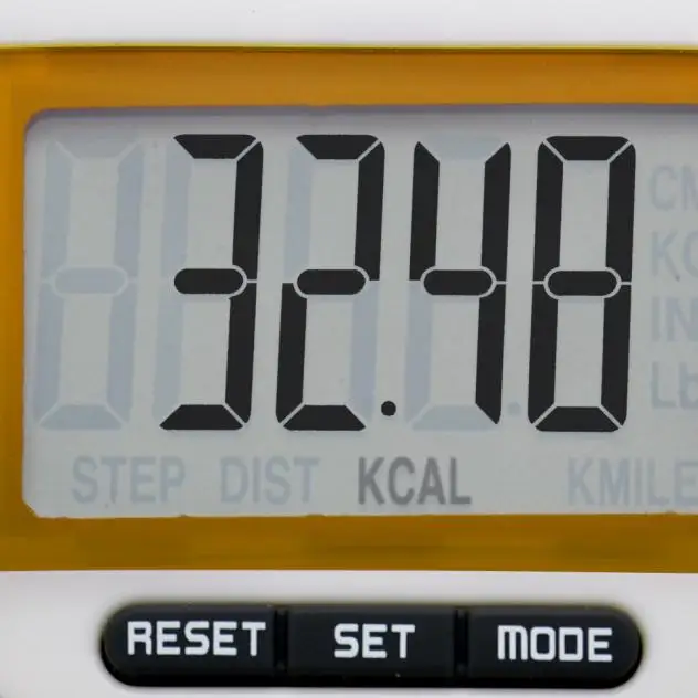 ЖК дисплей цифровой шаг шагомер счётчик каллорий во время ходьбы расстояние Run ремешках Новый цифровой счетчик Бег Прогулки Шаг