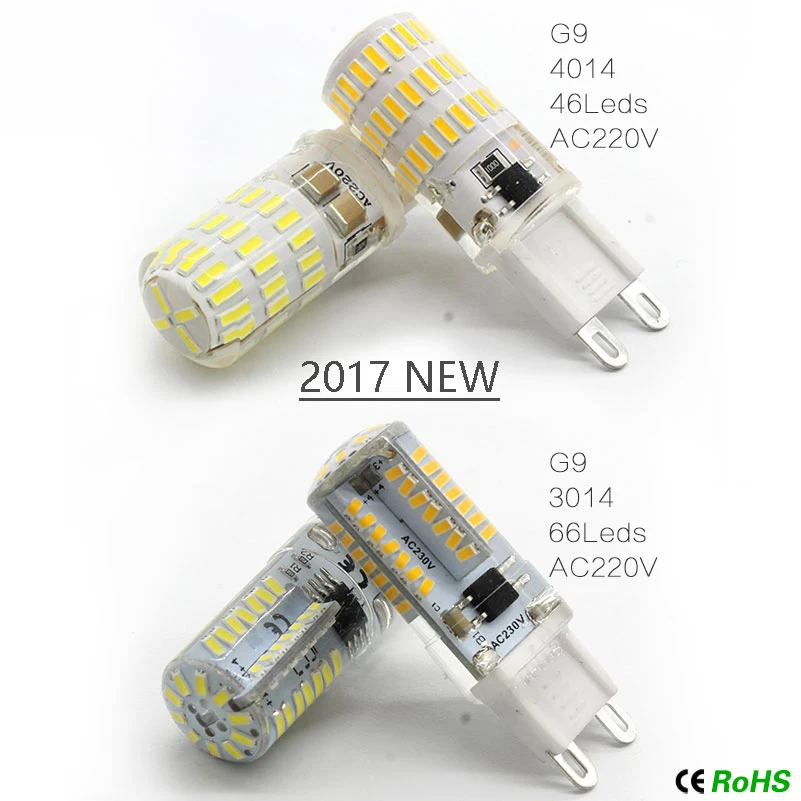 1 шт./лот G9 G4 светодиодный лампы 3W 7W 8W 12W Bombillas DC12V AC220V SMD3014 галогенные светильник 360 Угол луча G4 Рождественский светильник светодиодный лампада