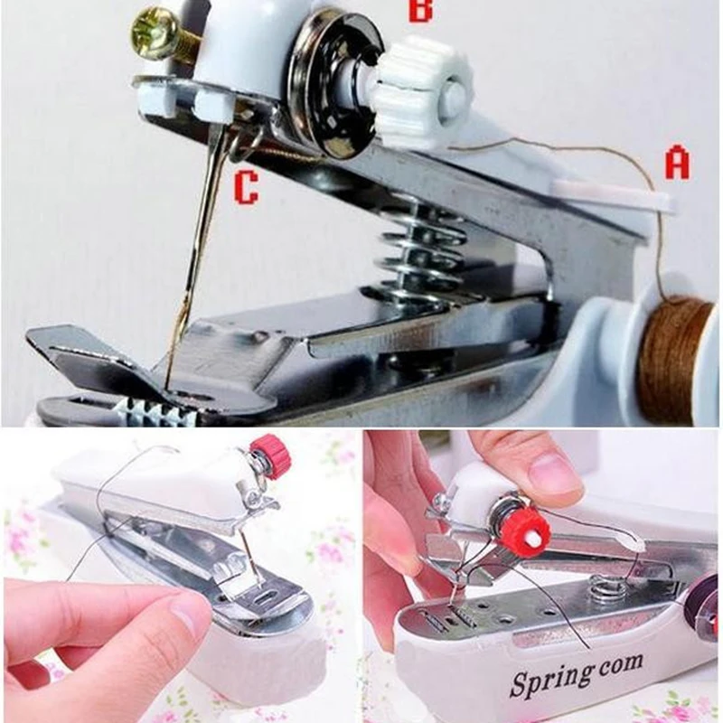 1 шт. портативная ручная мини швейная машина для одежды|travel sewing machine|sewing machineportable