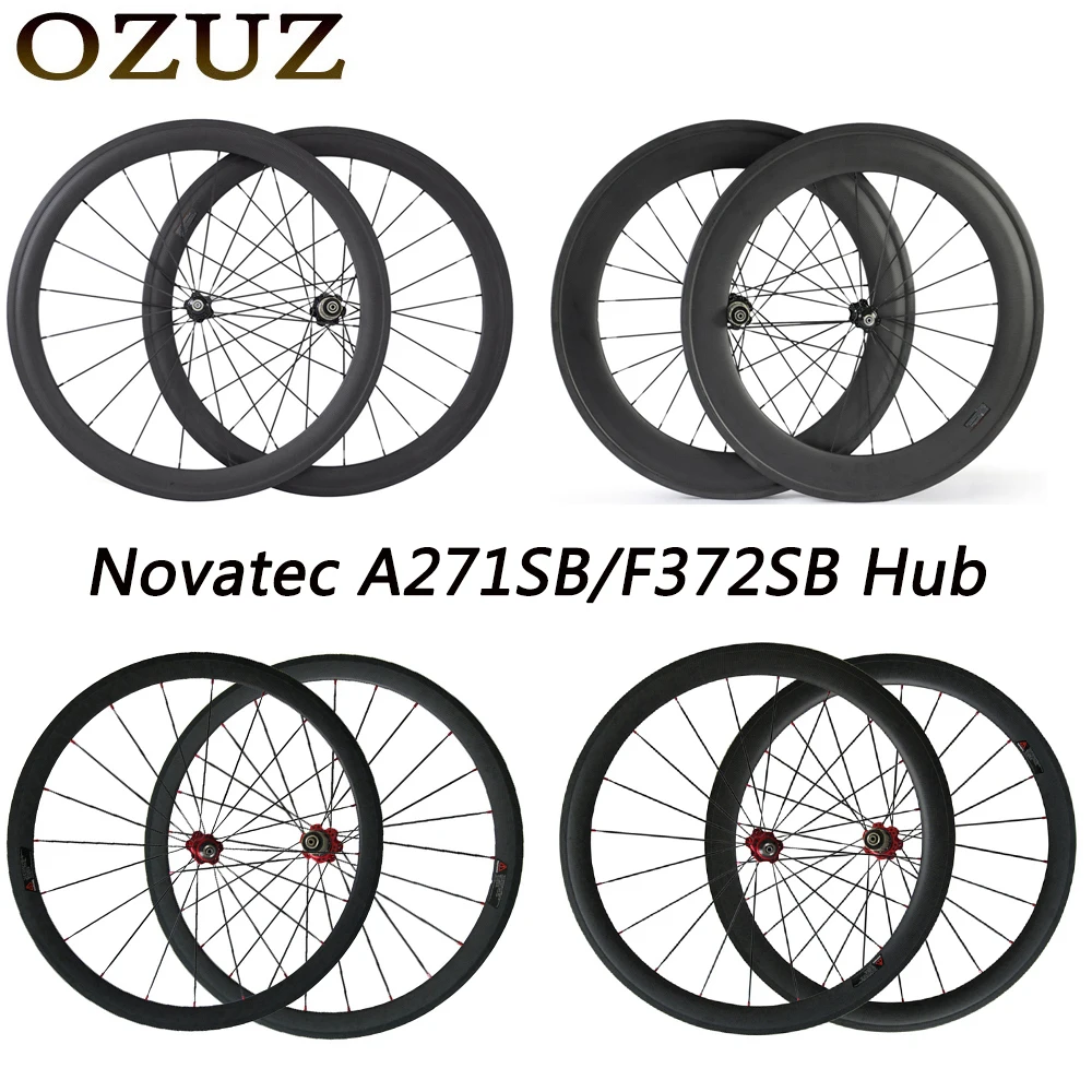

OZUZ 38 50 88 mm Bicycle Wheelset 23mm Wide Clincher Tubular 700C V Shape Brake Cycle Carbon Wheels Matte Glossy Standard Wheels