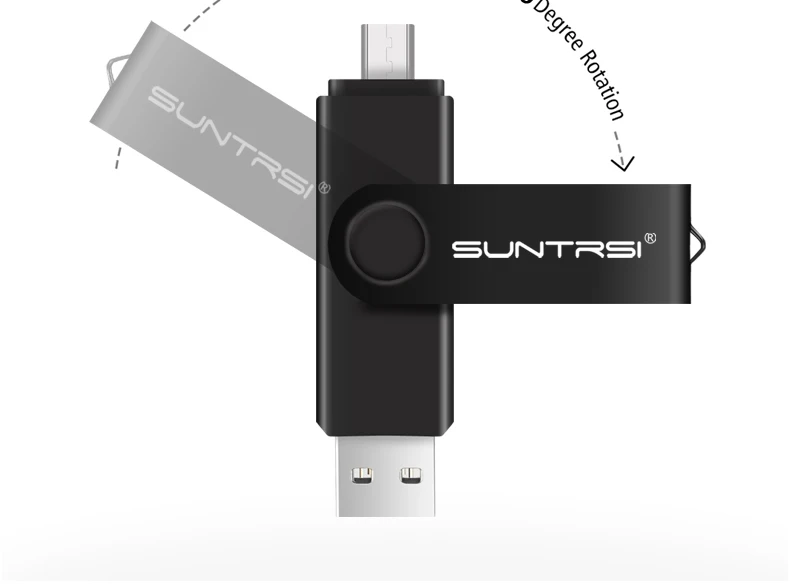 Suntrsi OTG накопитель 4 ГБ 8 ГБ для смартфона USB флешка 16 ГБ 32 Гб Флешка USB палка для ПК реальная емкость 64 ГБ Гб Бесплатная доставка