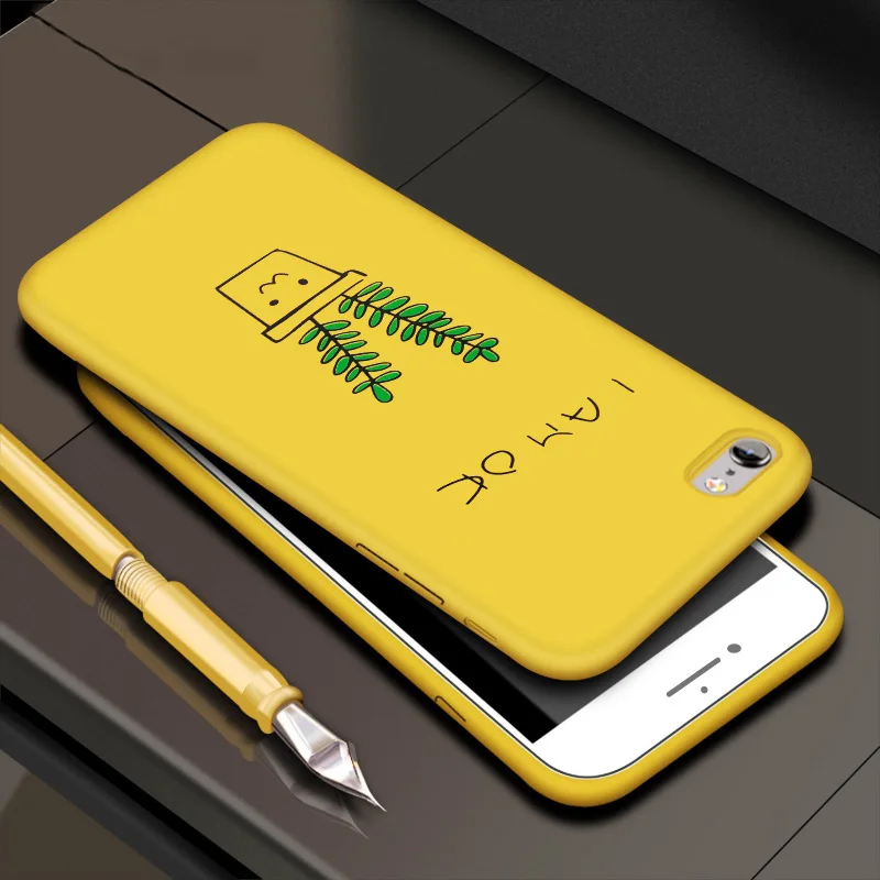 Жесткий ПК чехол для iPhone 6 6s милый мультфильм Мода Coque Телефон задняя крышка Apple 7
