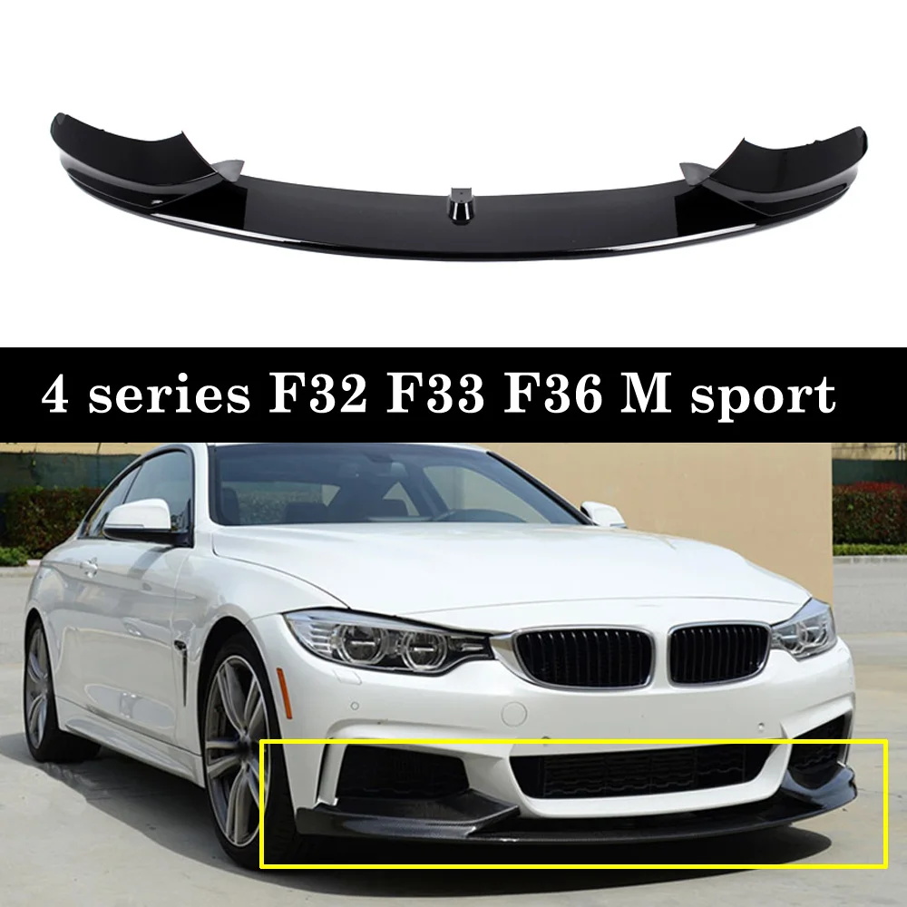 ABS материалы Автомобильный бампер Передняя губка для BMW 4 серии F32 F33 F36 M Спортивная