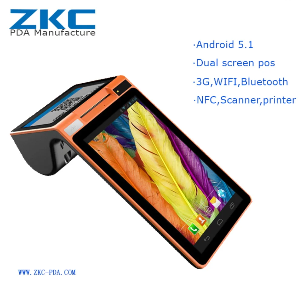 Портативный pos умный мобильный 58 мм принтер MPOS с nfc rfid сканер|pos printer|printer posprinter mobile |