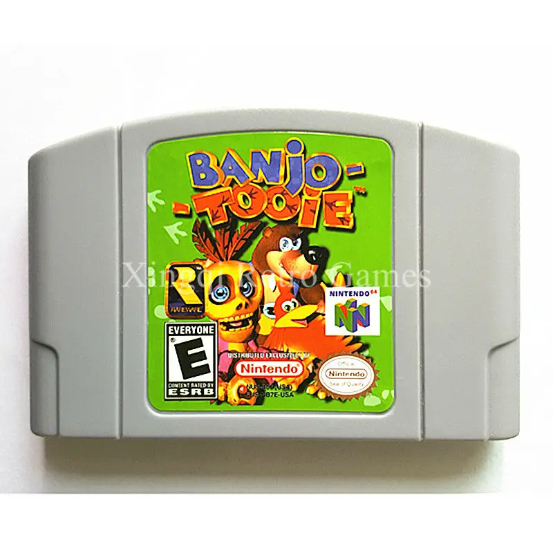 Nintendo 64 Game Banjo Tooie Video Game Cartridge Console Card English Language US Version