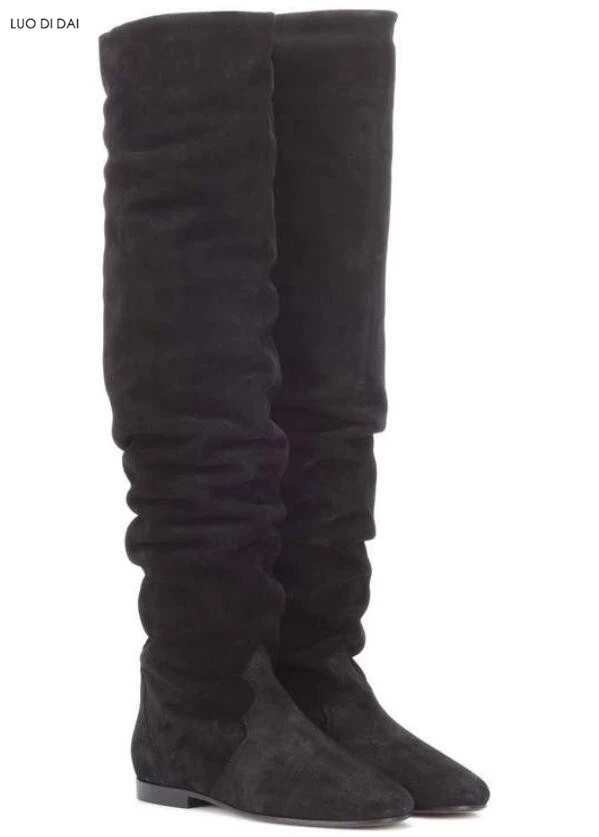 black suede booties flat