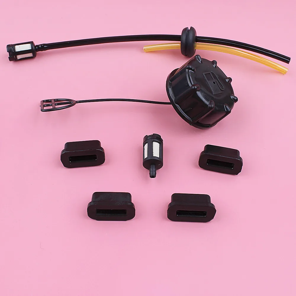 Fuel Filter Line Grommet Tank Cap Kit For Honda GX35 GX 35 Rubber Mounting Lawn Mower Engine Replace Spare Part Fuel Filter Line Grommet Tank Cap Kit For Honda GX35 GX 35 Rubber Mounting Lawn Mower Engine Replace Spare Part