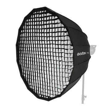 

In Stock Godox Portable P90L 90CM Deep Parabolic Softbox Bowens Mount Studio Flash Speedlite Reflector Photo Studio Softbox