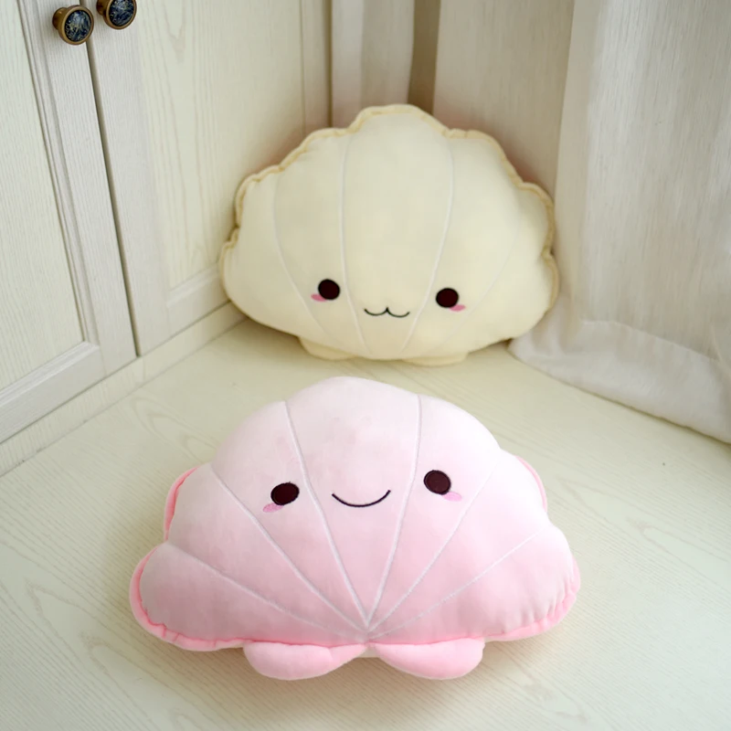 

Cartoon Macaron Style Marine Shell Plush Toy Pillow Baby Comfort Toy Children's Room Decoration Home Decoration