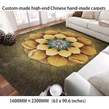 Чистый ручной работы высокого класса Ковер На Заказ зал гостиной и спальни украшен утолщение резного искусства коврик