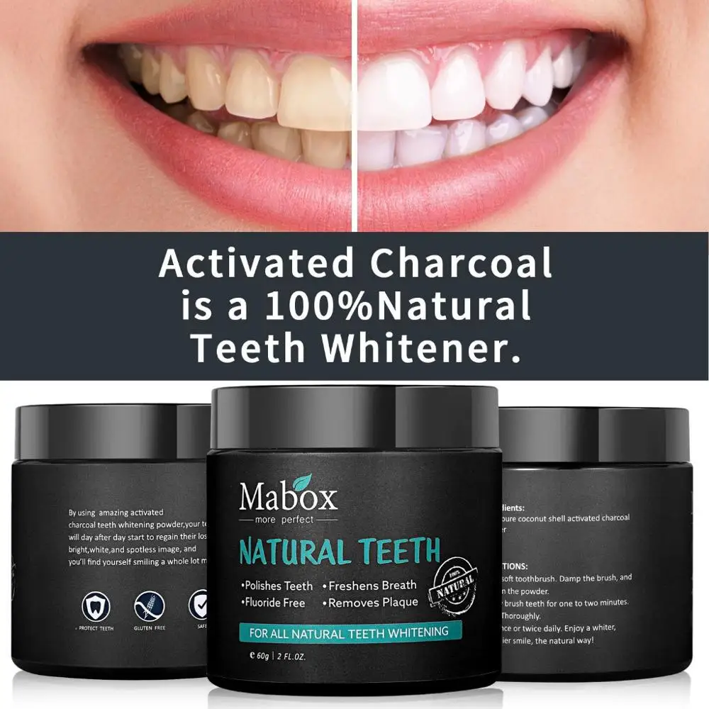 

Tooth Whitening Powder Activated Coconut Teeth Whitening Smoke Coffee Tea Stain Remove Bamboo Activated Charcoal Teeth Whitening