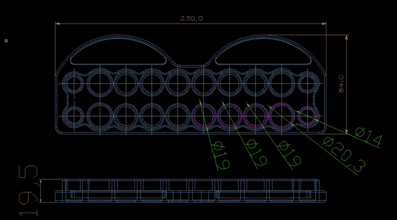 XRSRACING Двухцветная модель шестигранного торцевого ключа держатель инструмента