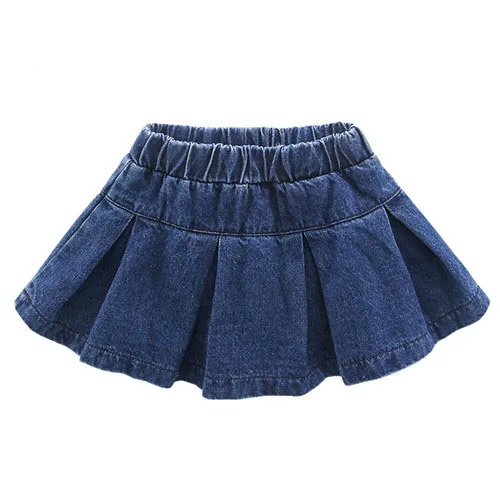 Fanfiluca Toddler Baby Girl Skirts Solid Skirt Denim Autumn Fashion Clothing For Girls Jean Skirt Girl  Children Clothing01