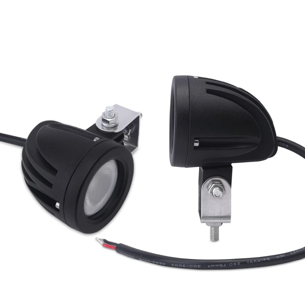 

2pcs led driving light 10W led work lamp spot flood off road 10W led work light 12V LED tractor motorcycle work lights 12v 24v