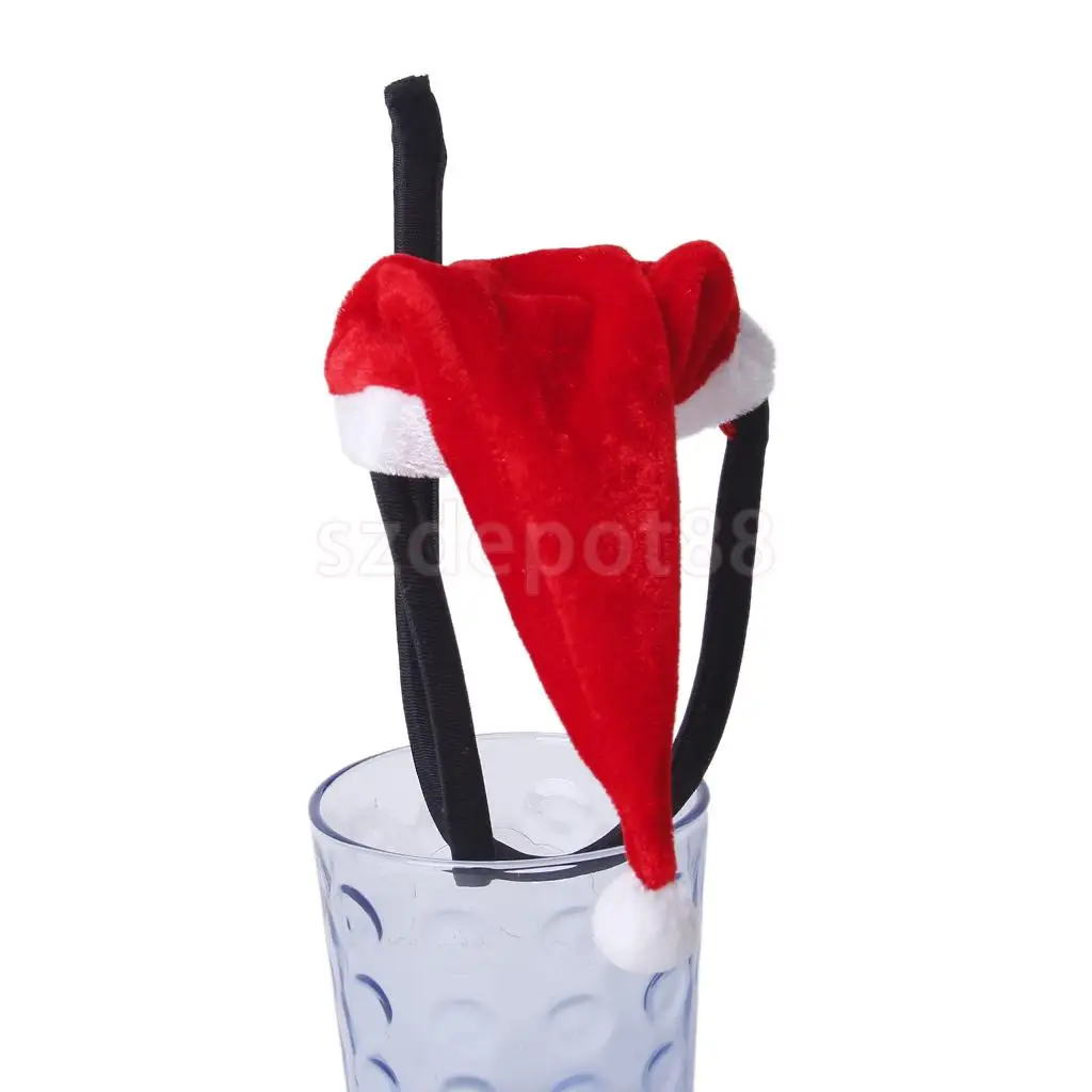 

Sexy Men Christmas Hat C-string Thong Invisible Underwear Pouch Cute Panty Red