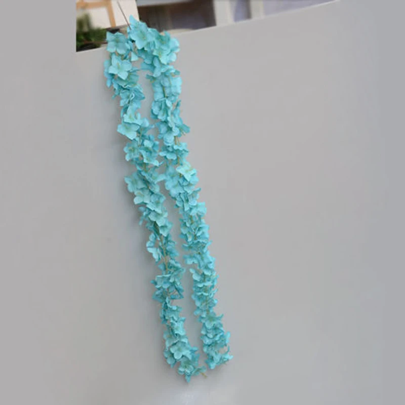 Artificial Hanging Silk Hydrangea Bouquet Flower Vine Wedding Party Home Decor