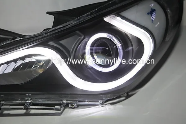 Для Hyundai Sonata Ангельские глазки LED Фонарь налобный 2009-11 лет JC
