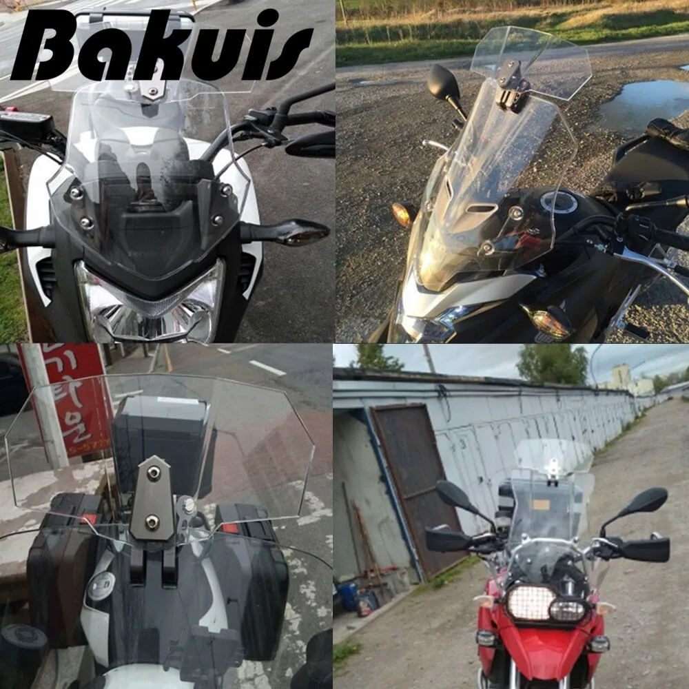 Запчасти для мотоциклов, ветровое стекло для BMW R1200 gs honda vfr 800 Yamaha kawasaki versys 650 Suzuki DL250 KTM