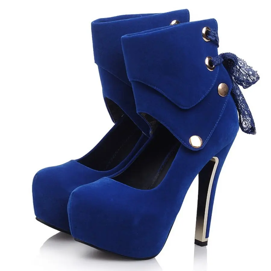 

Sexy women party shoes zapatillas de mujer spring 2015 frosted new round design 13cm high heel shoes black red blue nude pumps