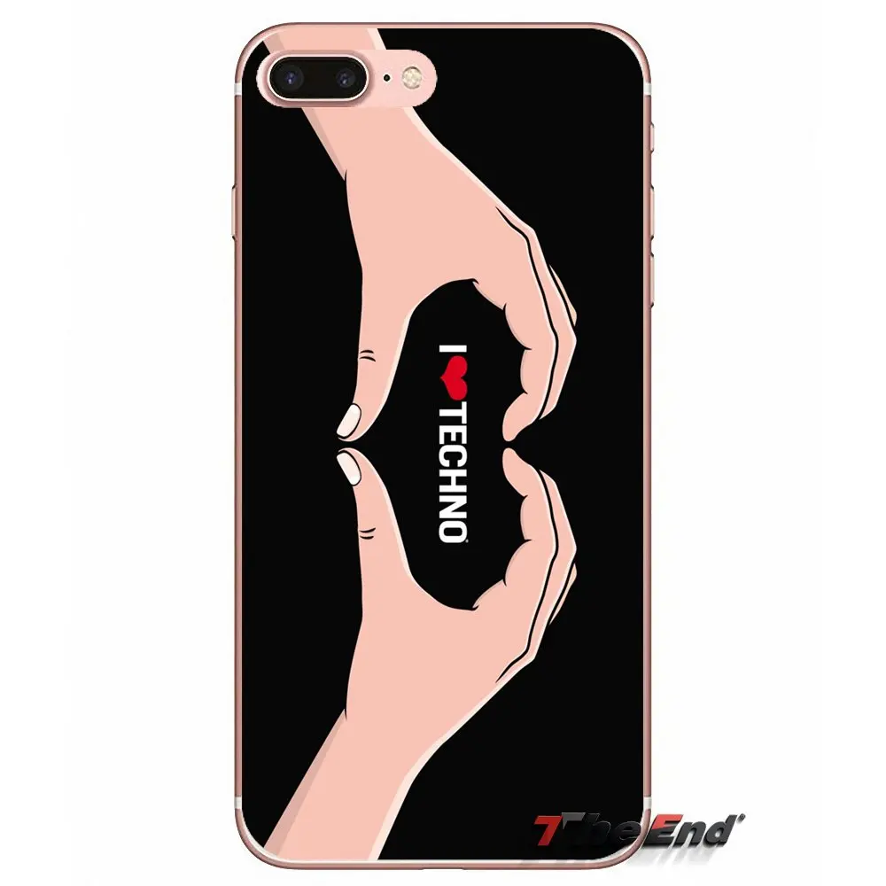 Чехол из ТПУ для Huawei G7 G8 Ascend P7 P8 P9 Lite Honor 4C 5X 5C 6X Mate 7 8 9 Y3 Y5 Y6 II Pro I Love Techno technology Music|tpu