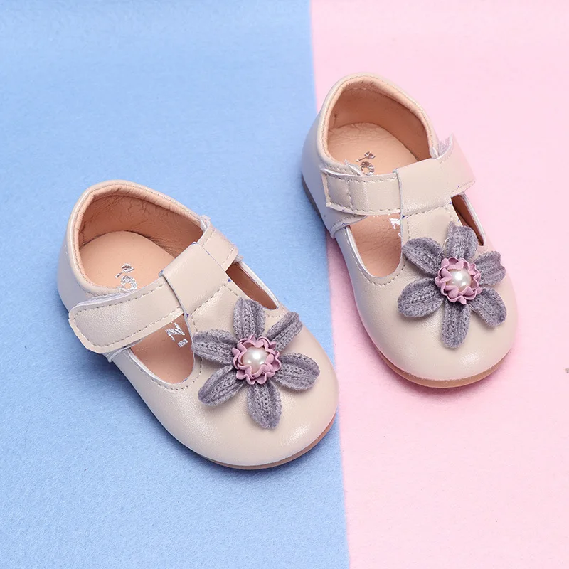 COZULMA Baby Girl Flower Casual Shoes Toddler Kids Party Anti slip T