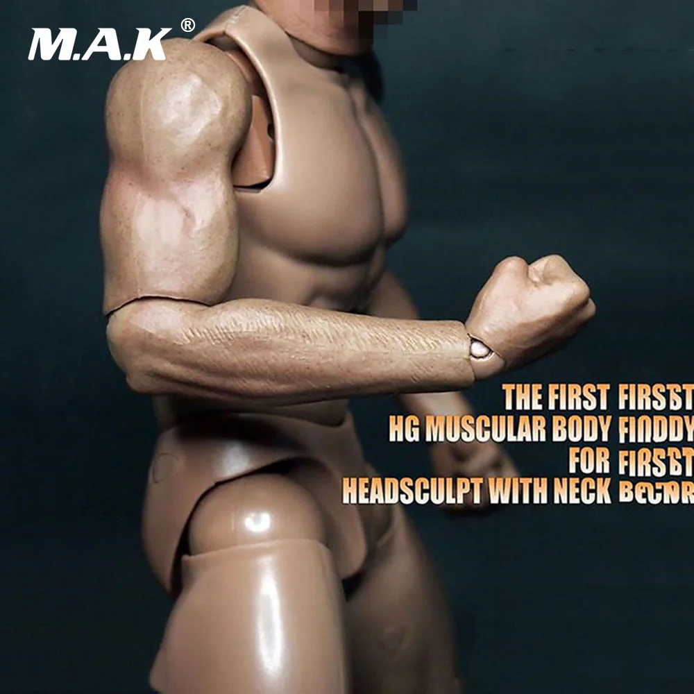 

1/6 Scale Male Muscular Body Figures without Neck for 12 inches Man Action Figure