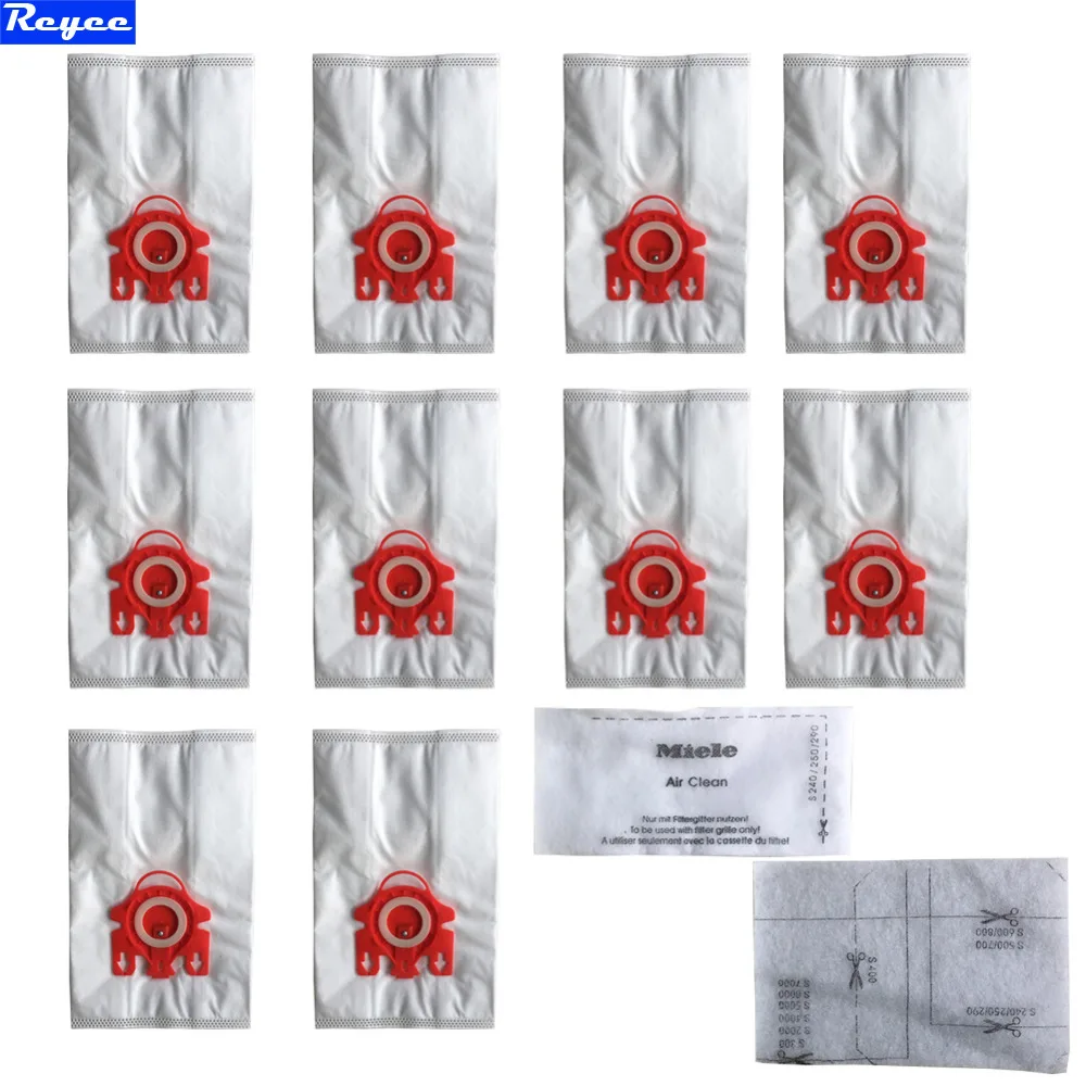 

10Pcs/Lot For MIELE FJM C1 & C2 Synthetic Type Hoover Hepa Vacuum Cleaner DUST BAGS With 4pcs FILTERS