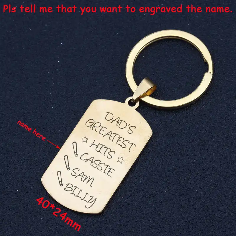 fathers day keychain