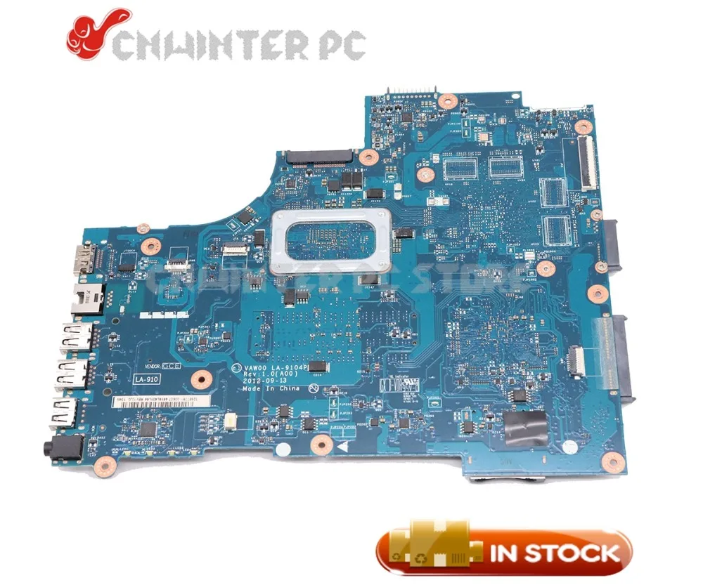 NOKOTION для Dell 15R 3521 5521 материнская плата ноутбука CN 0RD7JC RD7JC VAW00 LA 9104P DDR3 W/ I7 3537U