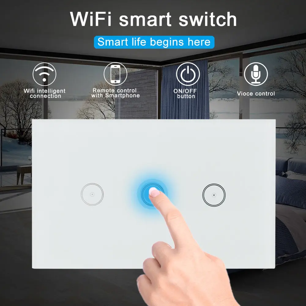 Wi Fi переключатель для умный дом автоматизация релейный модуль Поддержка IOS Android
