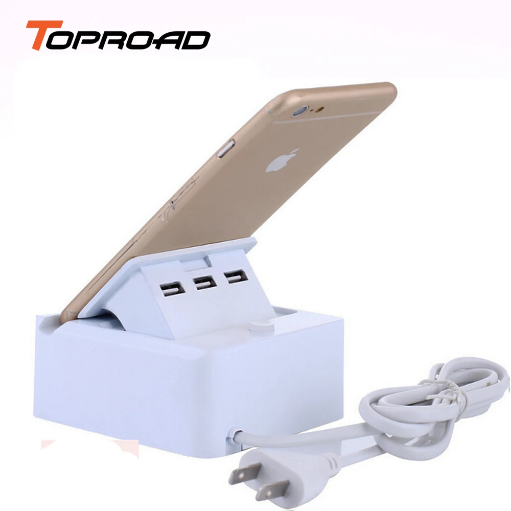 Universal Phone Charger Adapter 3 Port 250V Micro USB Charger Dock USB Hub Socket Phone Charging