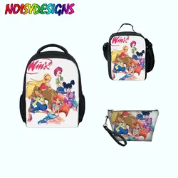 Winx игра для клуба школьные ранцы Haversack 3 шт./компл. школьные принадлежности для детей рюкзаки для мальчиков и девочек mochila kawaii рюкзак для